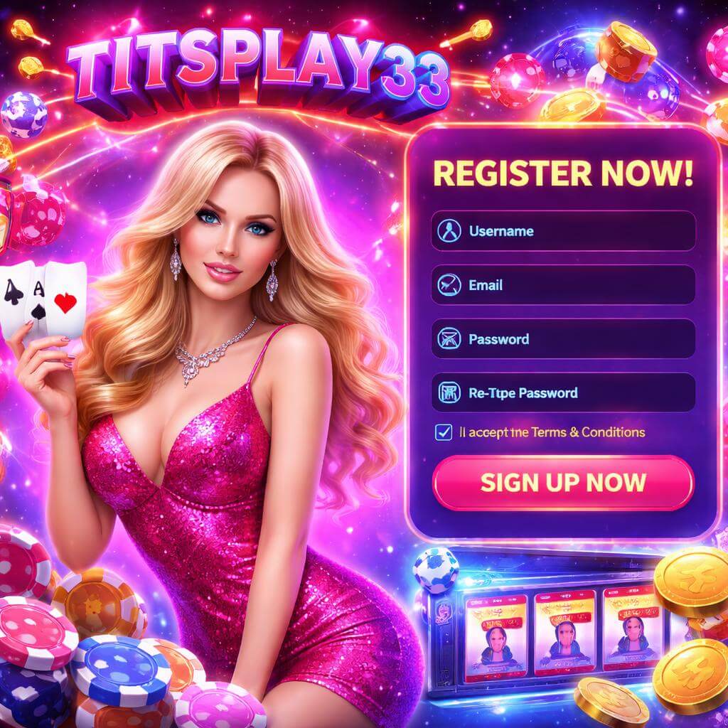 TITSPLAY33 account access page for the gaming platform with casino entertainment and secure sign in
